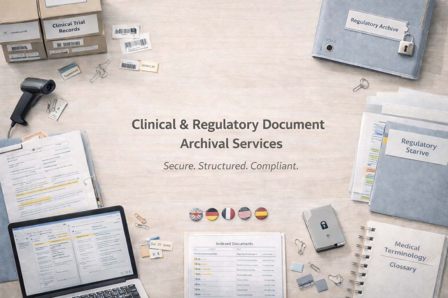 Clinical Regulatory Document Archival Services