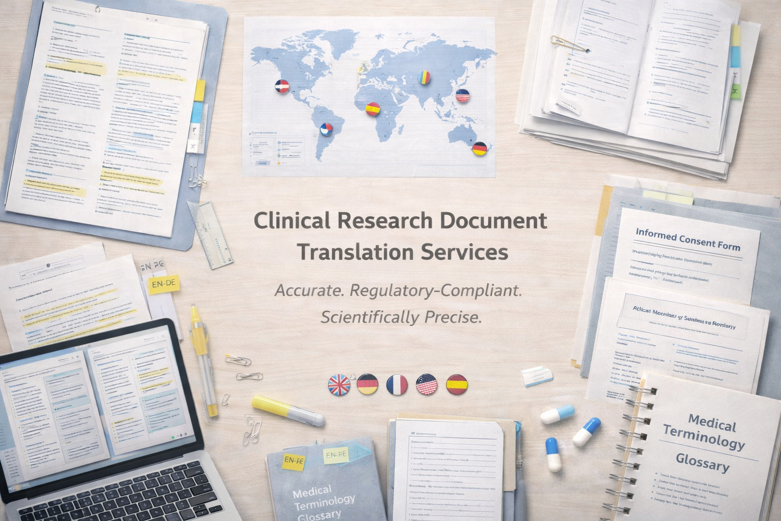 Clinical Research Document Translation Services